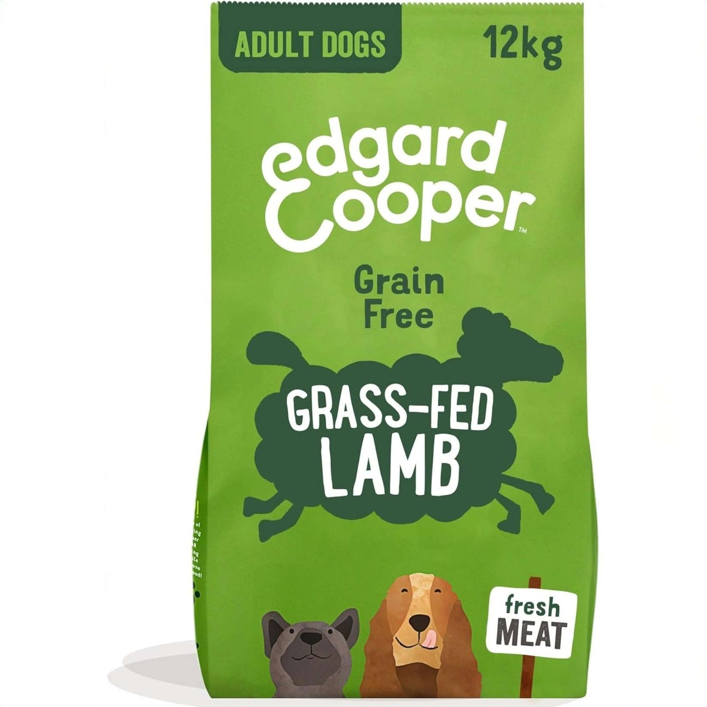 Edgard &amp; Cooper – Crochette Hundefutter – Erwachsene – Frisches Lamm – 12 kg 