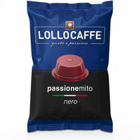 Caffè Lollo – 100 A Modo Mio-kompatible Kapseln – schwarze Mischung 