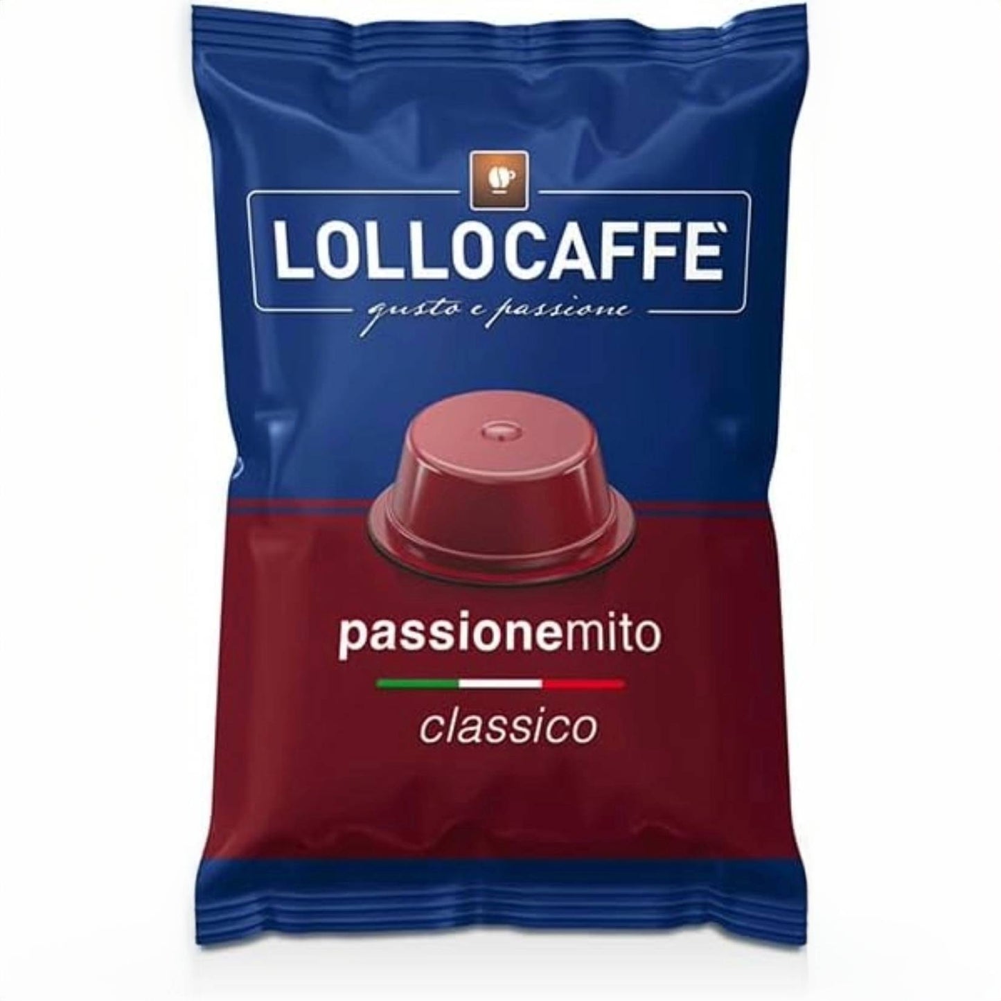 Caffè Lollo – 100 A Modo Mio-kompatible Kapseln – Passione Mio Classic Blend 