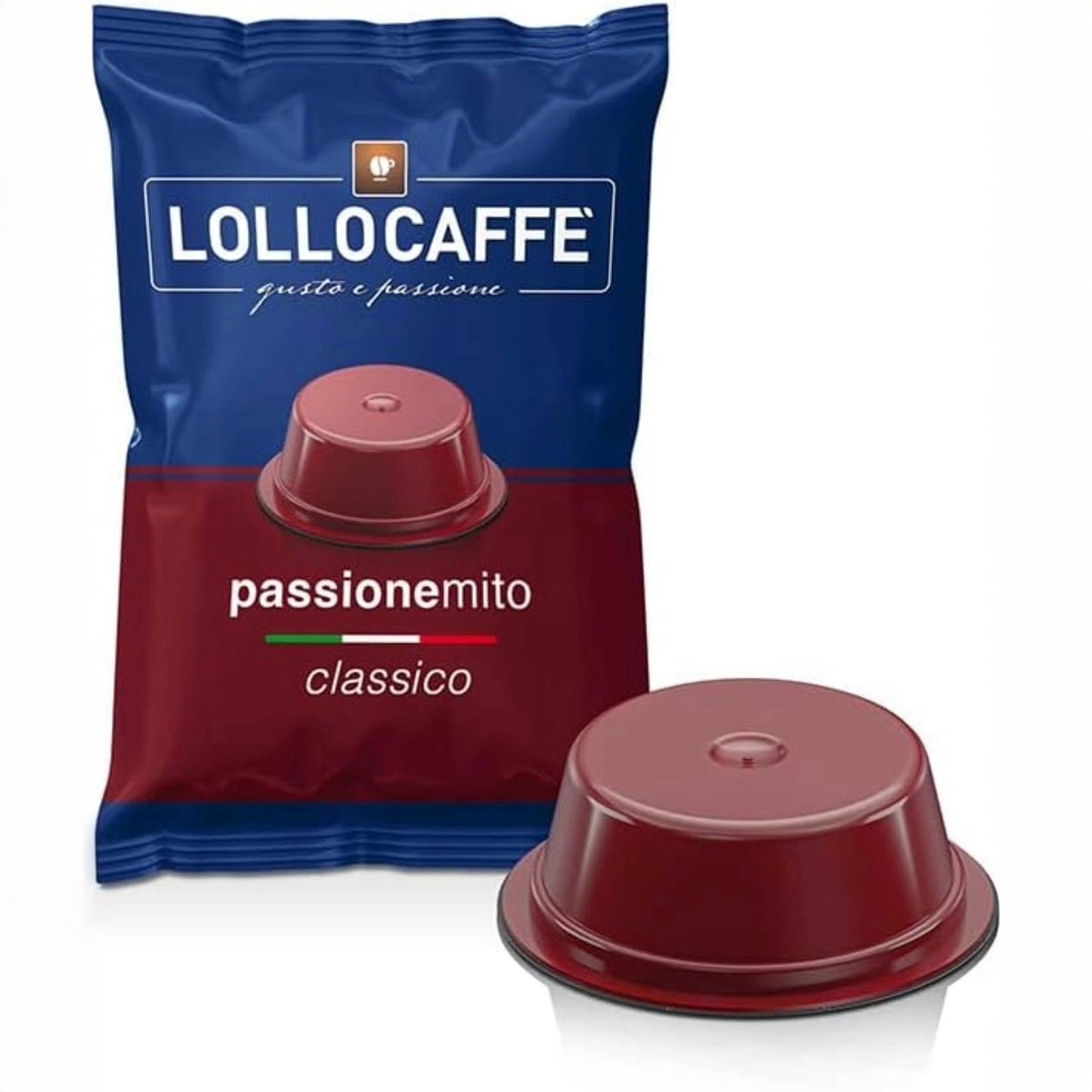 Caffè Lollo – 100 A Modo Mio-kompatible Kapseln – Passione Mio Classic Blend 