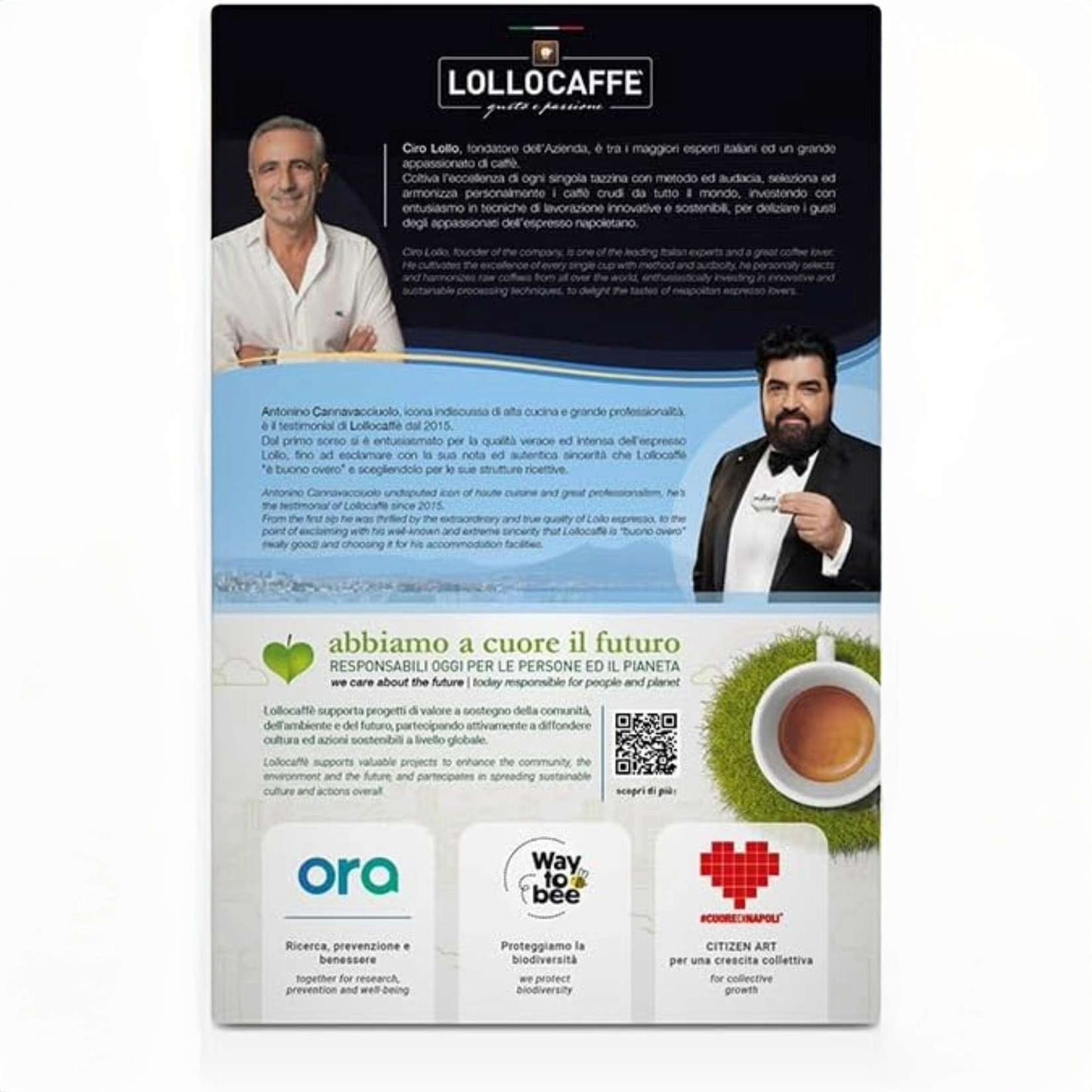 Caffè Lollo – 100 A Modo Mio-kompatible Kapseln – Passione Mio Classic Blend 