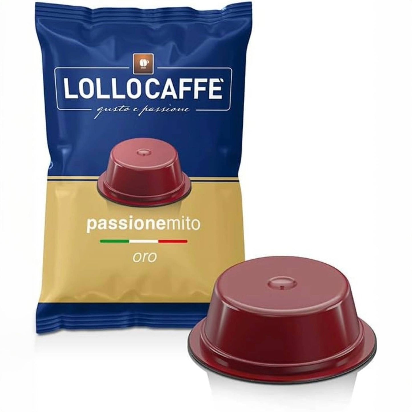 Caffè Lollo – 100 A Modo Mio-kompatible Kapseln – Goldmischung