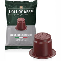 Caffè Lollo – 100 Nespresso-kompatible Kapseln – Silver Blend 