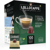 Caffè Lollo – 100 Nespresso-kompatible Kapseln – Gold Blend 