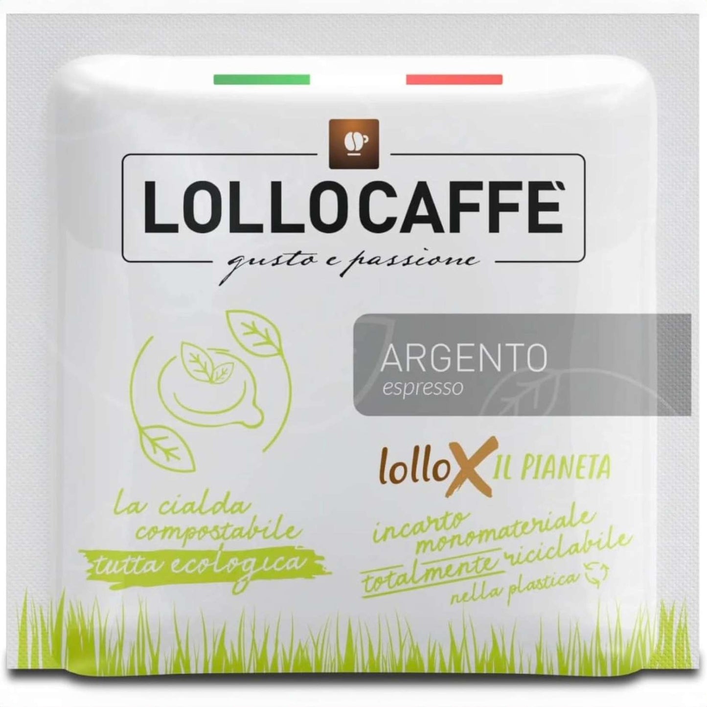 Caffè Lollo - Cialde Filtro Carta ESE 44 mm - Miscela Argento