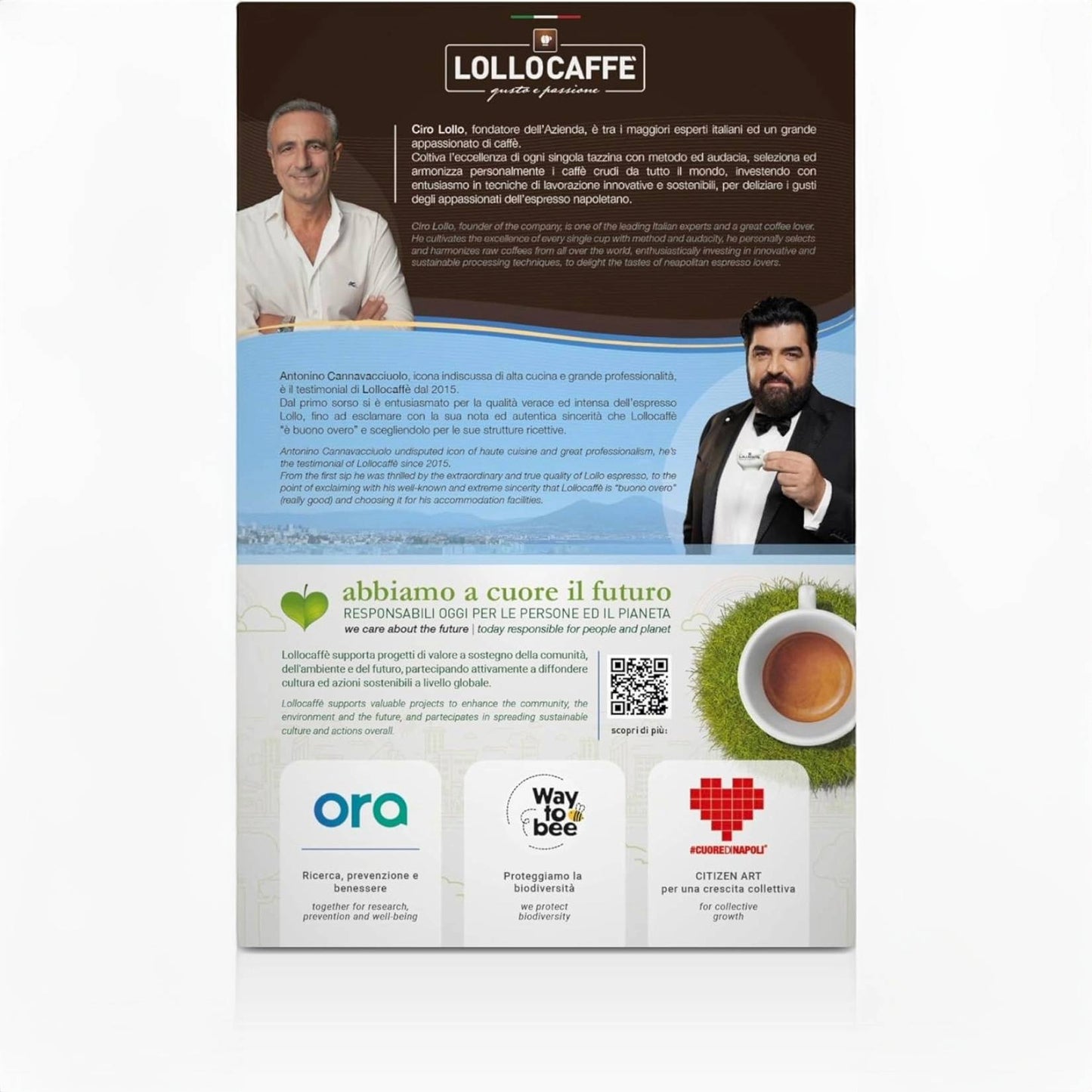 Caffè Lollo - Cialde Filtro Carta ESE 44 mm - Miscela Argento