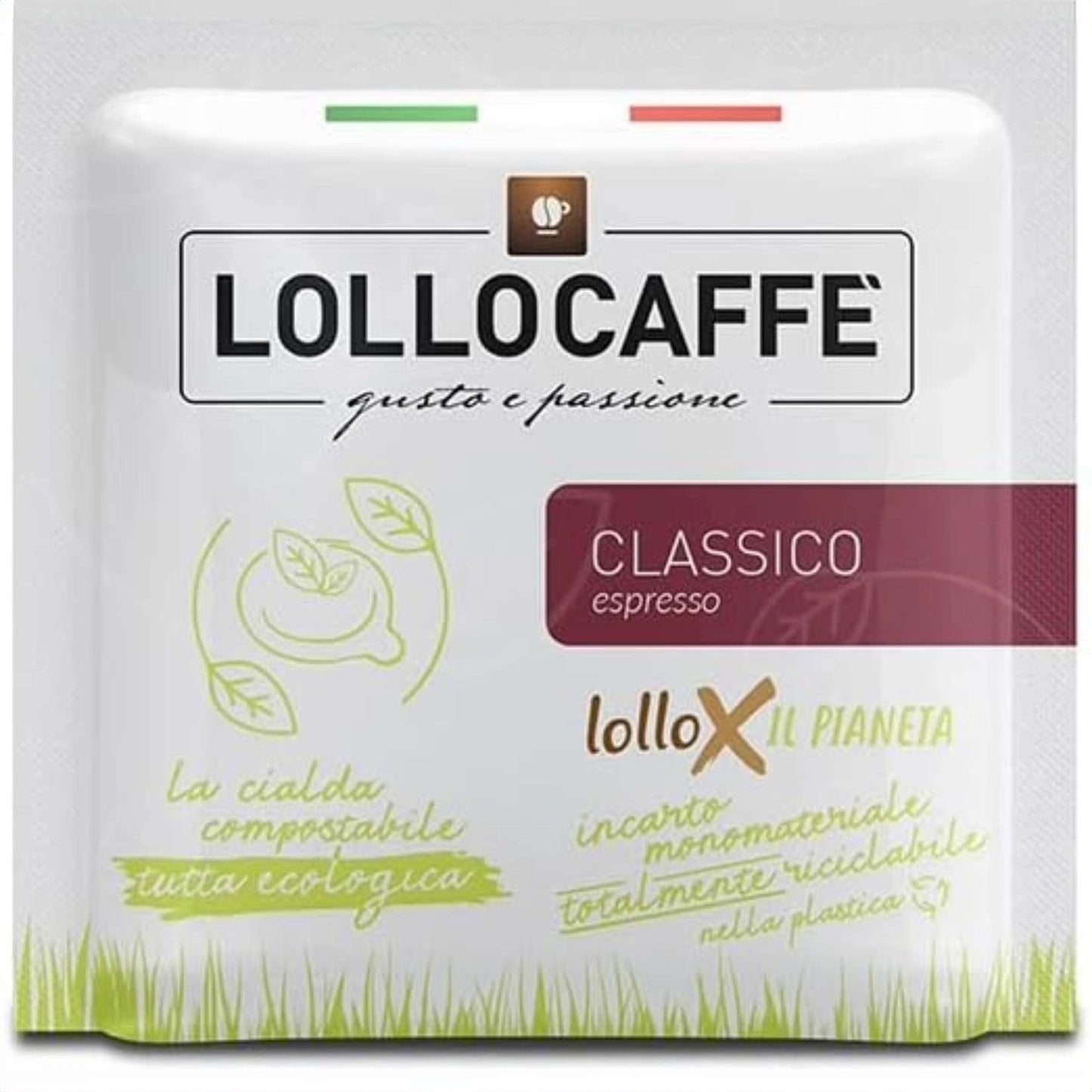Caffè Lollo Miscela Classica – Cialde ESE 44mm Compatibili, Gusto Equilibrato e Aromatico