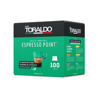 Toraldo Kaffee – 100 Espresso Point-kompatible Kapseln – Klassische Mischung 