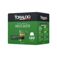 Toraldo Kaffee – 100 Dolce Gusto-kompatible Kapseln – Klassische Mischung 