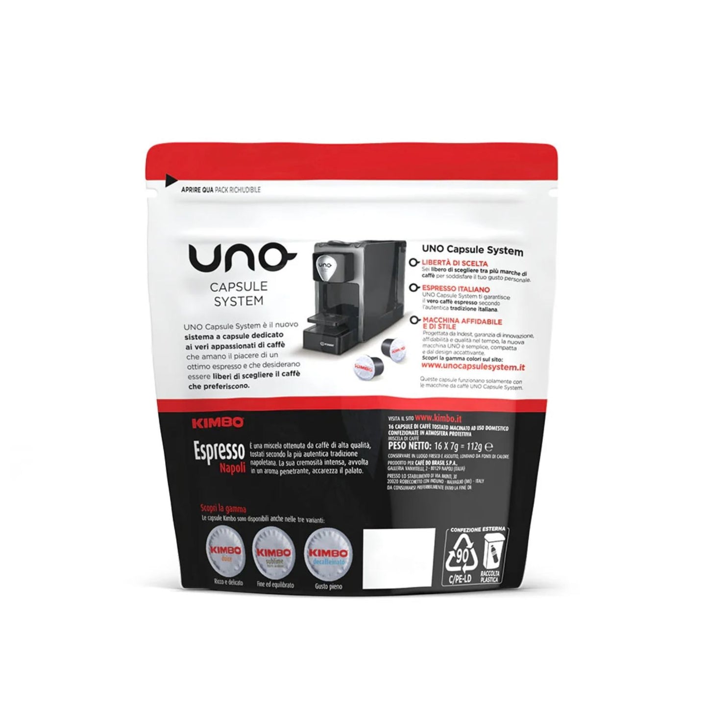 Kimbo Kaffee – Uno System – Naples Blend 