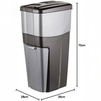 Bama – Trypla Abfalltrennbehälter – Farbe Grau 