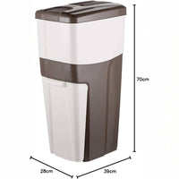 Bama – Abfalltrennbehälter – Trypla – Farbe Taubengrau 