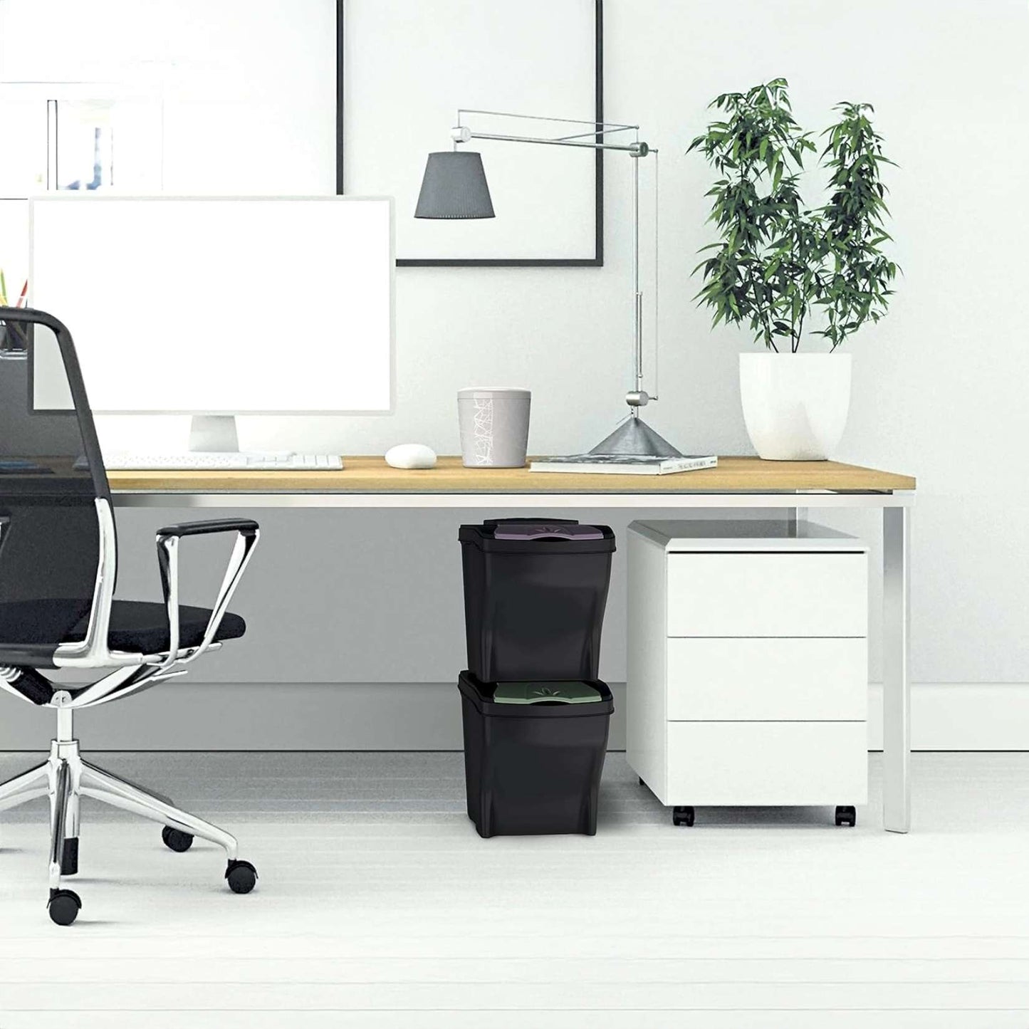 Bama – Pokerset 2×20 LT Mülleimer 