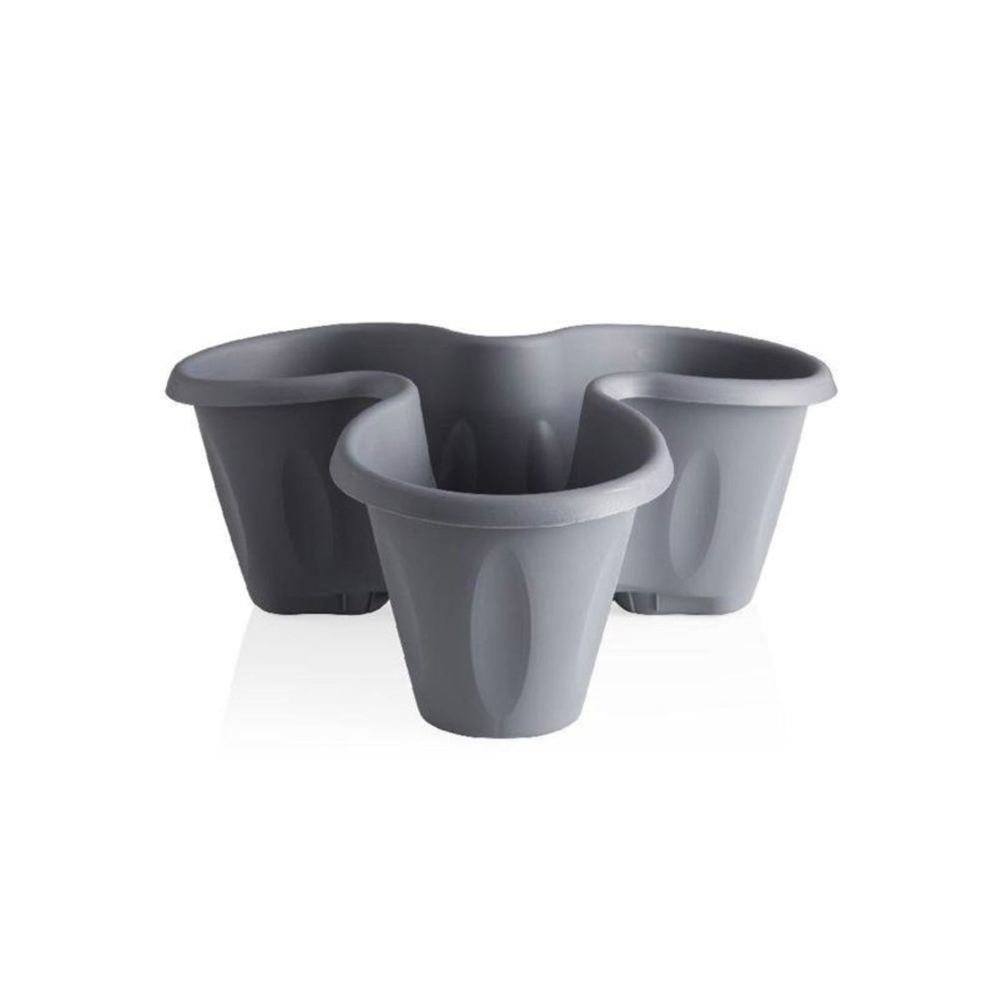 Bama – Kleeblattvase – Farbe Grau 