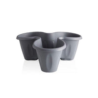 Bama – Kleeblattvase – Farbe Grau 