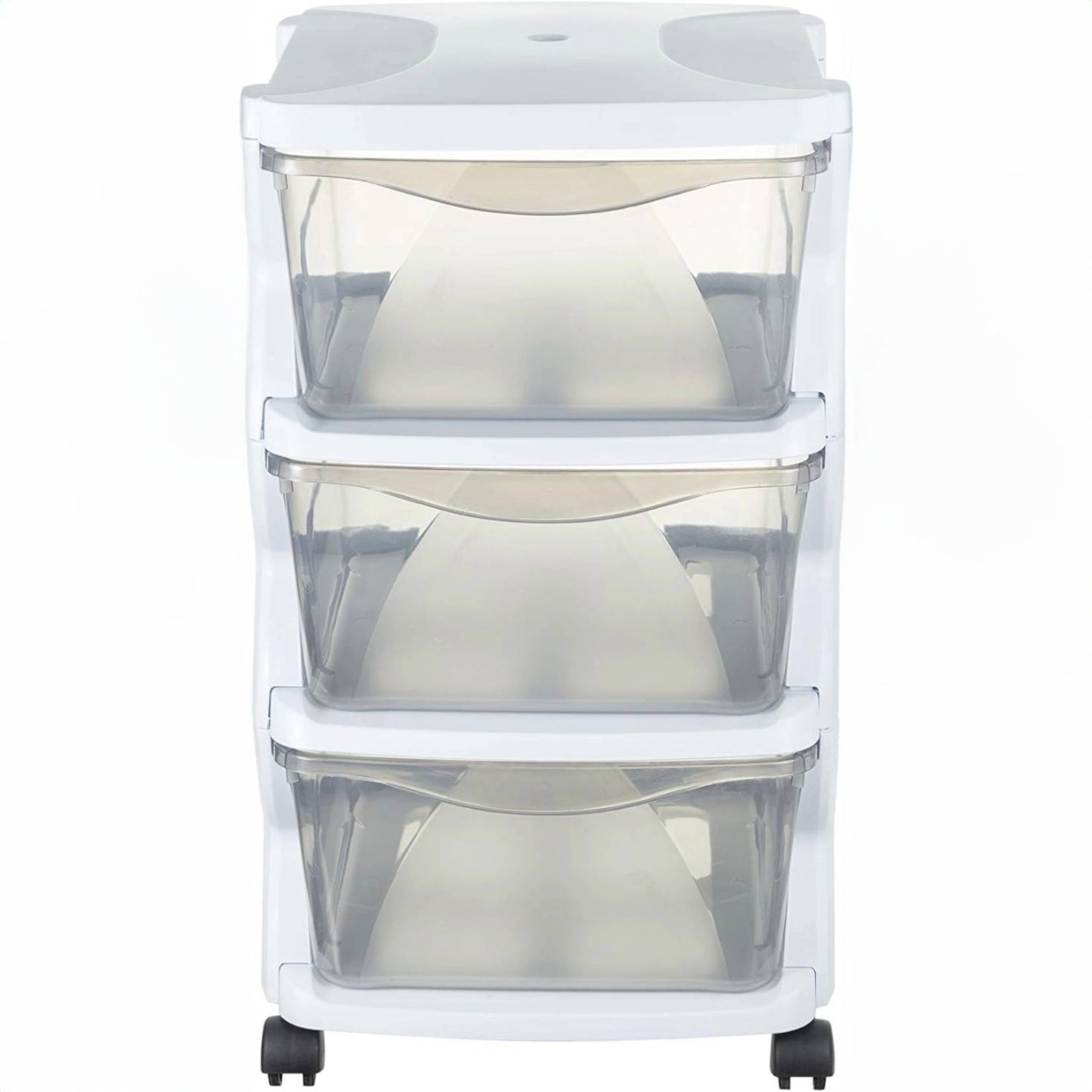 Bama – Cassettiera Impilabile – 3 Cassetti – Colore Bianco