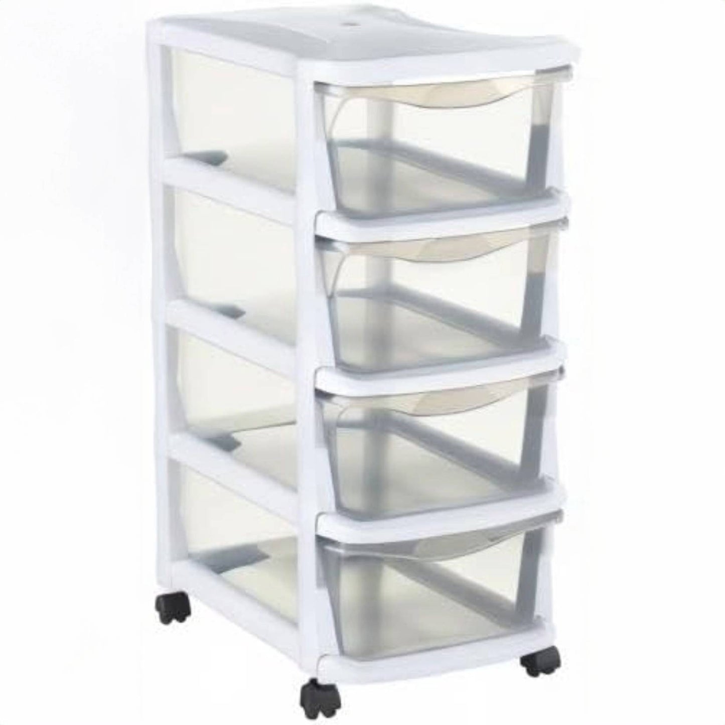 Bama – Stapelbare Kommode – 4 Schubladen – Farbe Weiß 