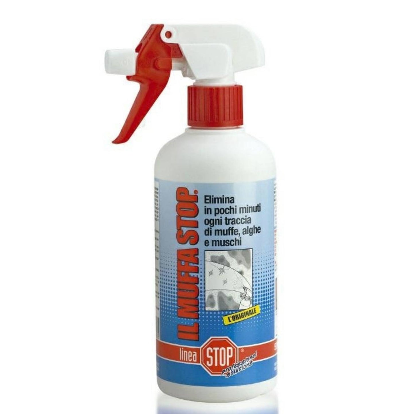 DIXI Muffa Stop 500 ml – Spray Antimuffa per Pareti, Muri e Ambienti Umidi