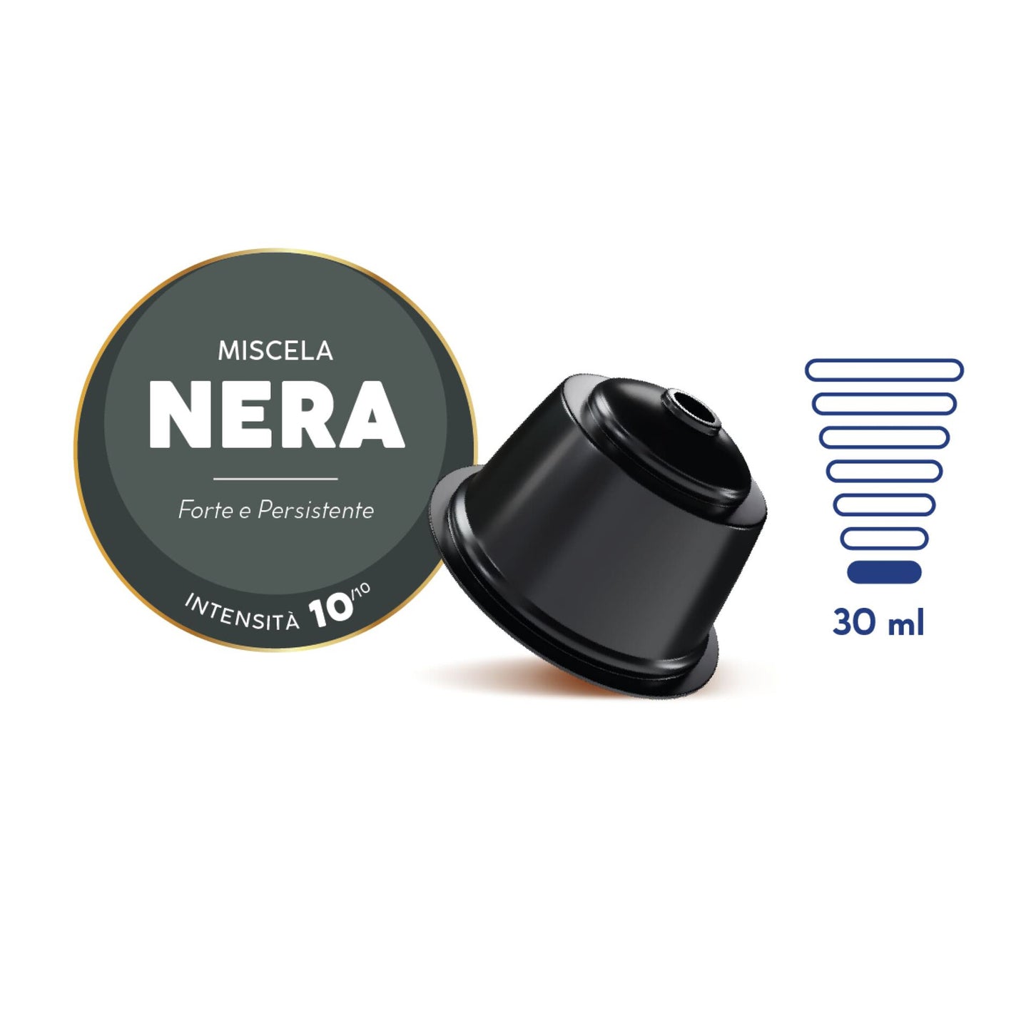 Capsule Caffè Borbone Nera Compatibili Dolce Gusto – Box da 50 Pezzi – Gusto Forte e Persistente per Macchine Nescafé®*