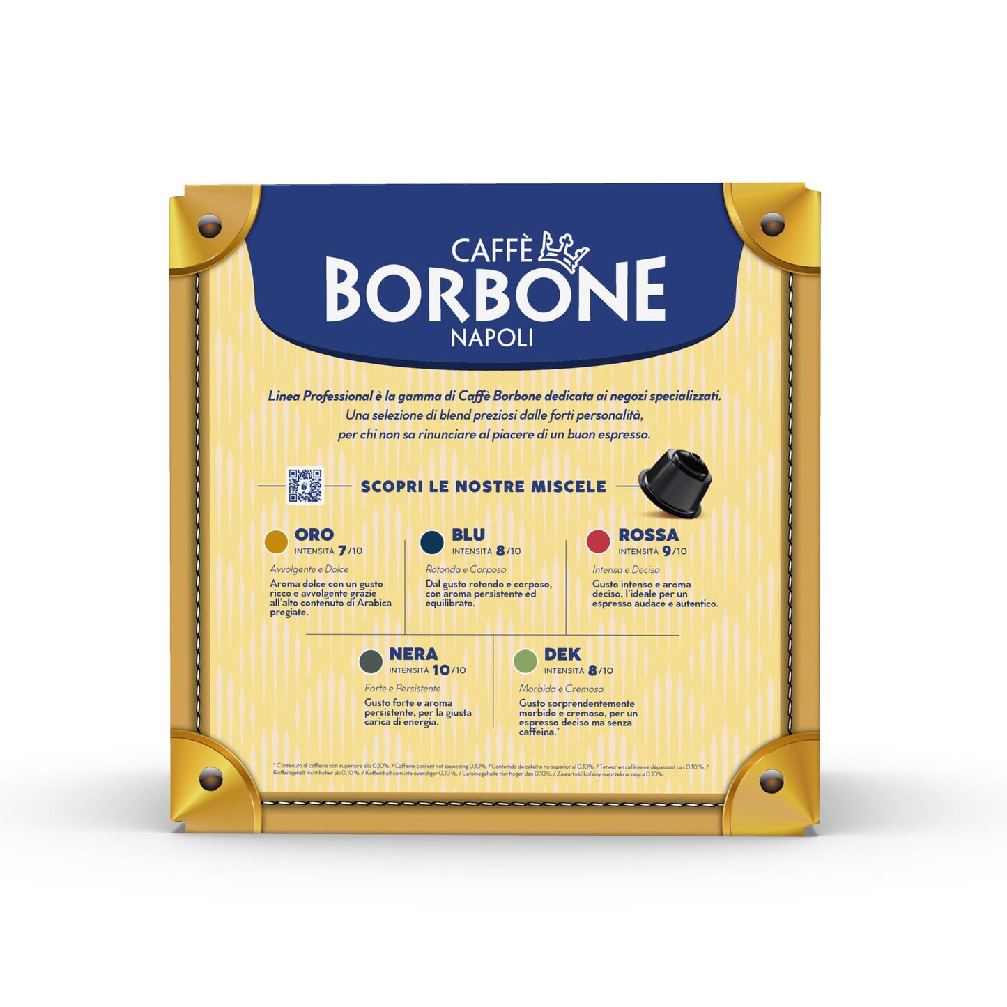 Capsule Caffè Borbone Oro Compatibili Dolce Gusto – Box da 50 Pezzi – Gusto Avvolgente e Dolce per Macchine Nescafé®*