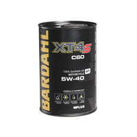 Bardahl XT4-S C60 5W-40 – Synthetisches Motoröl für 4-Takt-Motorräder, maximaler Rennschutz und hohe Leistung