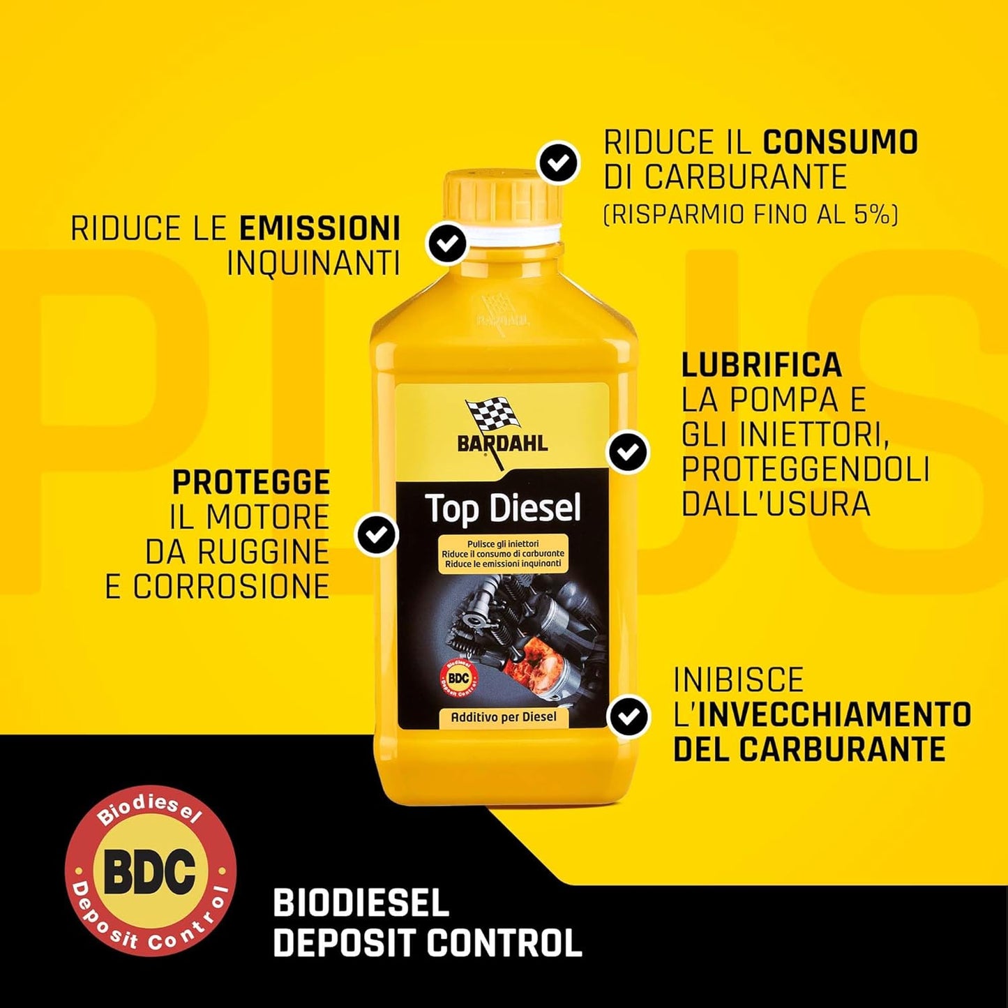Bardahl – Top Diesel – 1 Litro