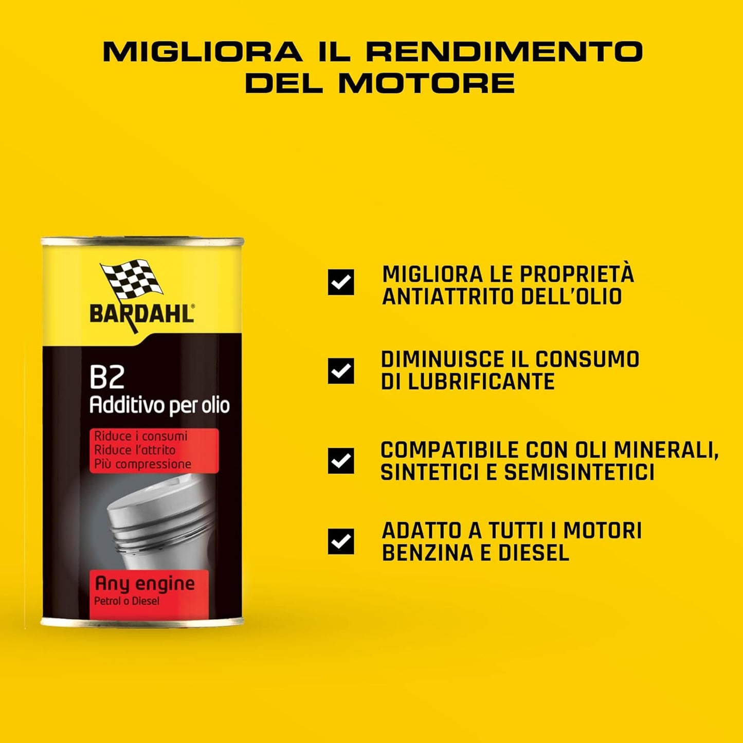 Bardahl – B2 Trattamento Olio