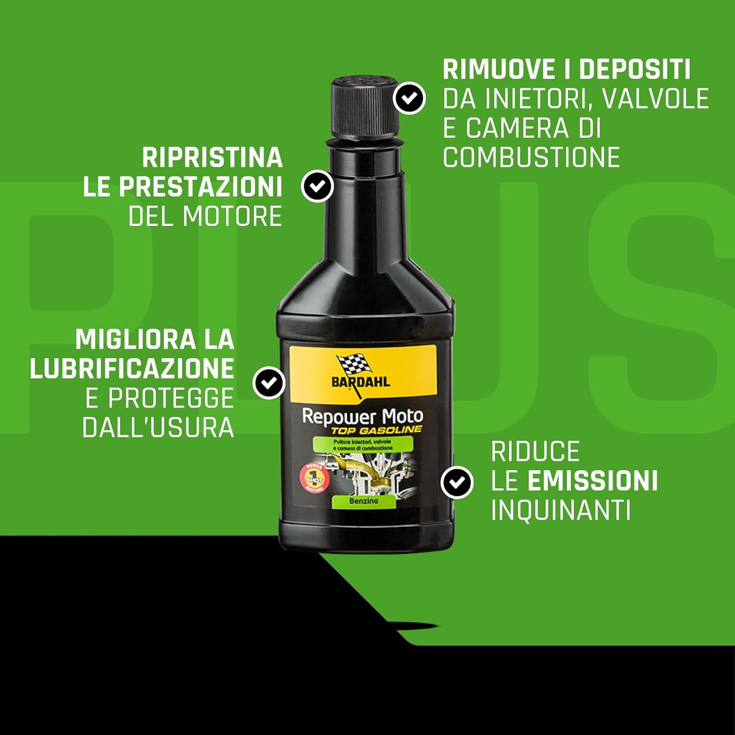 BARDAHL - CODICE 116010 - ADDITIVO REPOWER MOTO TOP GASOLINE 150ML