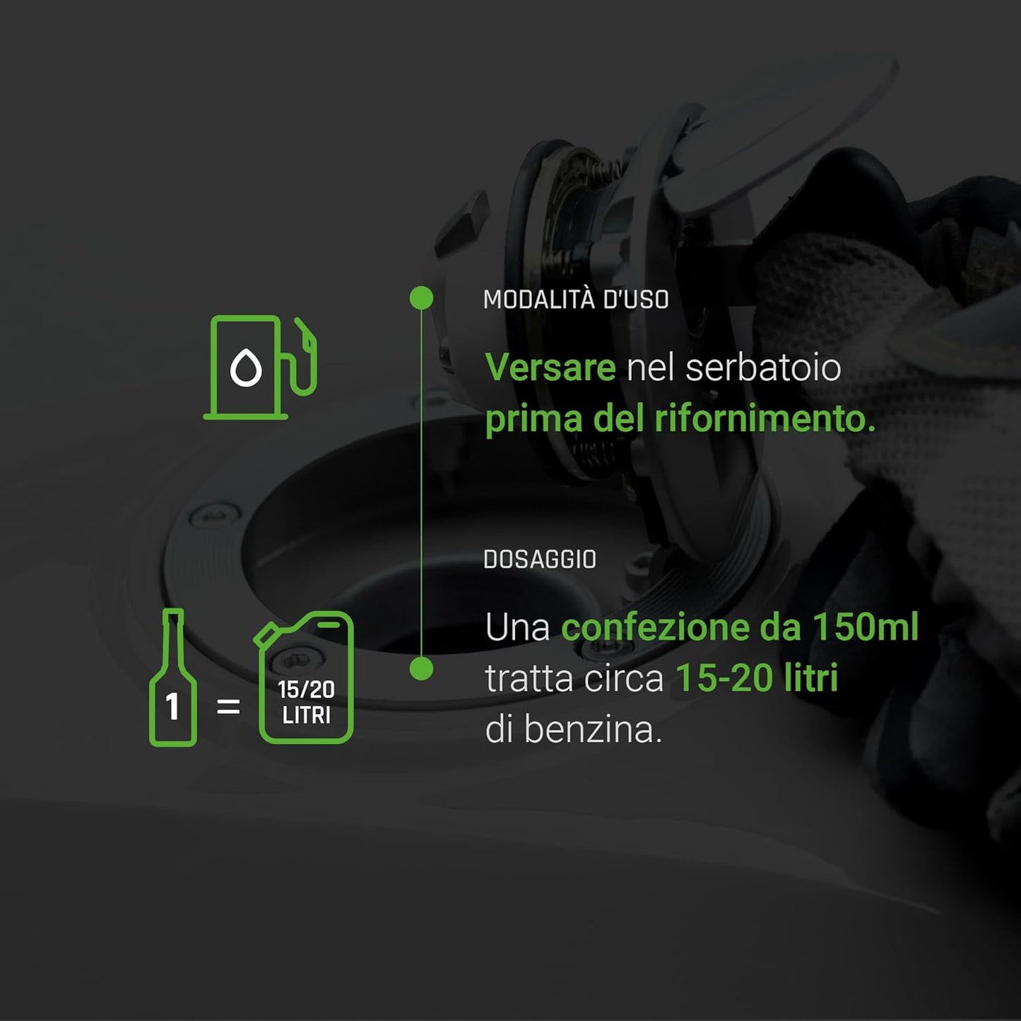 BARDAHL - CODICE 116010 - ADDITIVO REPOWER MOTO TOP GASOLINE 150ML