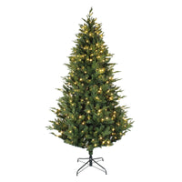 Albero di Natale Rosario 180 cm Realistico in PE+PVC – 966 Rami Folti, Montaggio Ombrello, Diametro 109 cm