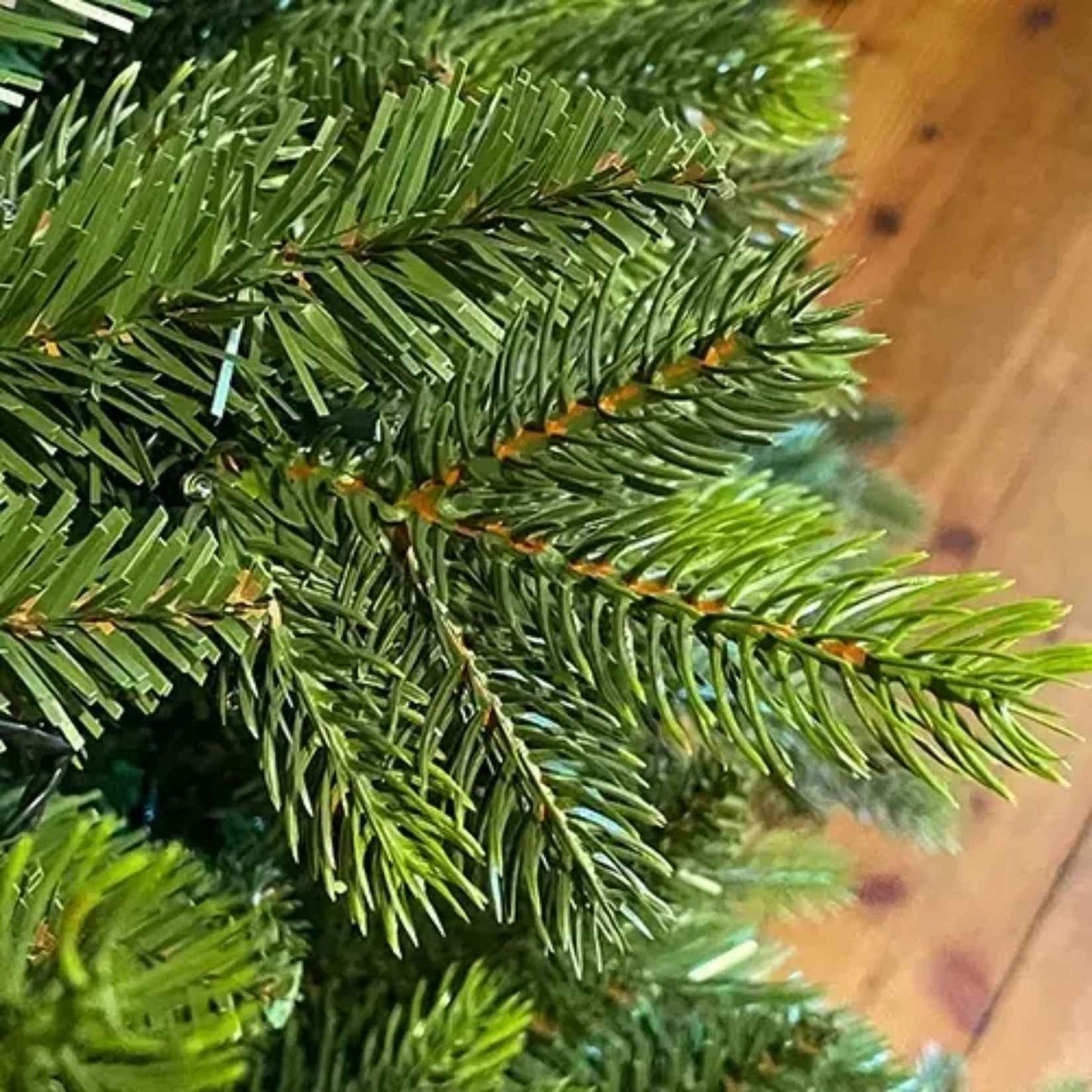 Albero di Natale 210 cm EverGlow con 1292 Rami in PE+PVC – Realistico, Folto, Ø121 cm, Montaggio ad Ombrello Facile e Veloce