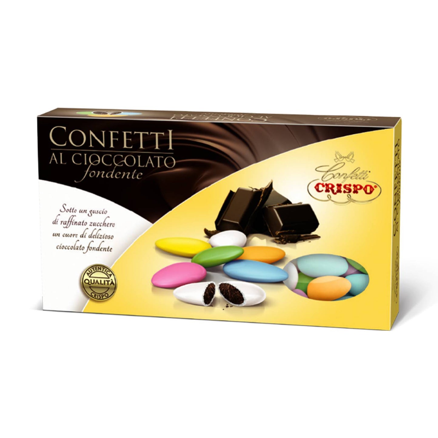 Confetti Crispo - Cioccolato - Fondente - Colori Assortiti - 1 Kg