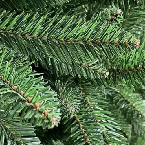 Albero di Natale 240 cm EverGlow con 1634 Rami Realistici in PE+PVC – Ø Ampio, Montaggio ad Ombrello, Facile, Folto ed Elegante