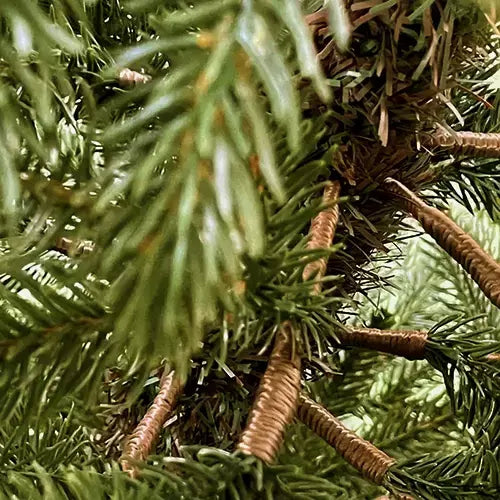 Albero di Natale 210 cm Modello: Gaetano con Luci LED – 1874 Rami Ultra Realistici, Montaggio ad Ombrello, Ø137 cm – Alta Qualità & Magia Natalizia