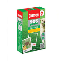 Blumen Prato SOS Mix 2 in 1 | Saat- und Regenerationsdünger für grünen und saftigen Rasen