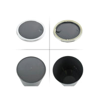 MSV – Badezimmer-Mülleimer Aspen 6L – Treteimer oder Schwingdeckel in modernem grauem Design 