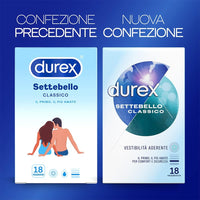 Durex Settebello Classic – 18 sichere und bequeme Kondome