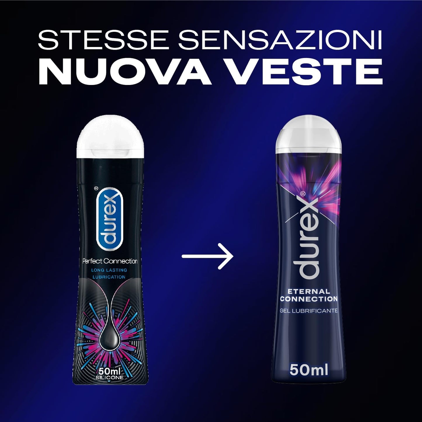 Durex Eternal Connection – Intim-Gleitgel 100 ml, Sex-Gleitmittel geeignet für intime Beziehungen und Analsex