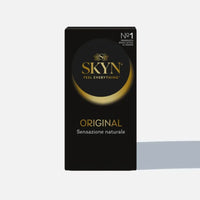 SKYN® Close Feel – latexfreie Kondome aus Polyisopren, ultraweich und dünn, 51 mm breit, glatt und mit Reservoir befeuchtet, natürliches Gefühl.
