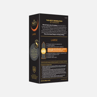 SKYN® Large – Latexfreie Polyisopren-Kondome (SKYNFEEL®), 56 mm groß, länger und breiter, glatt und gleitfähig mit Reservoir, natürlicher Komfort. Packung mit 48 Kondomen.