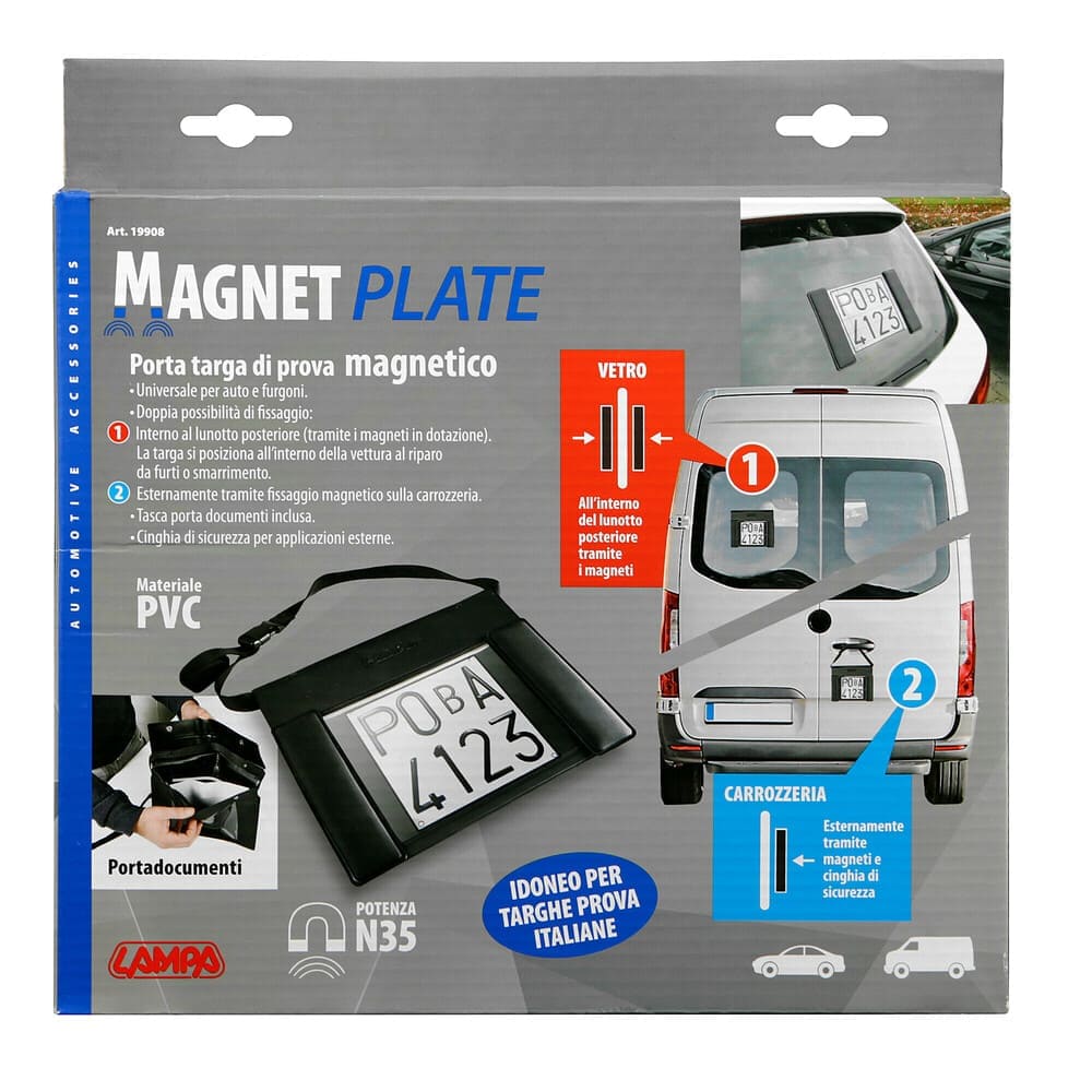 Lampa – Portatarga – Colore: Nero