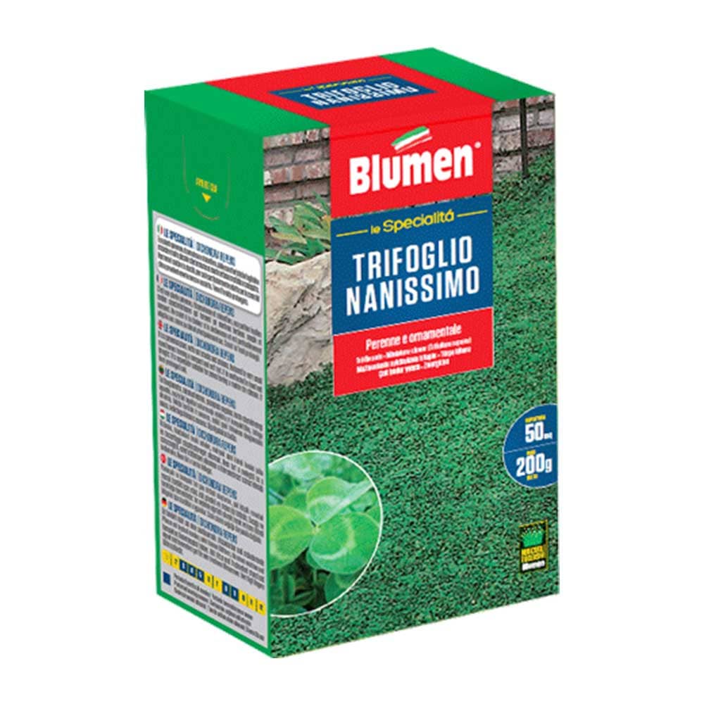 Blumen – Semi Prato Erboso Folto e Compatto 500 g – Miscuglio Erba da Giardino Resistente al Caldo e alla Siccità, Ideale per Ambienti Freschi