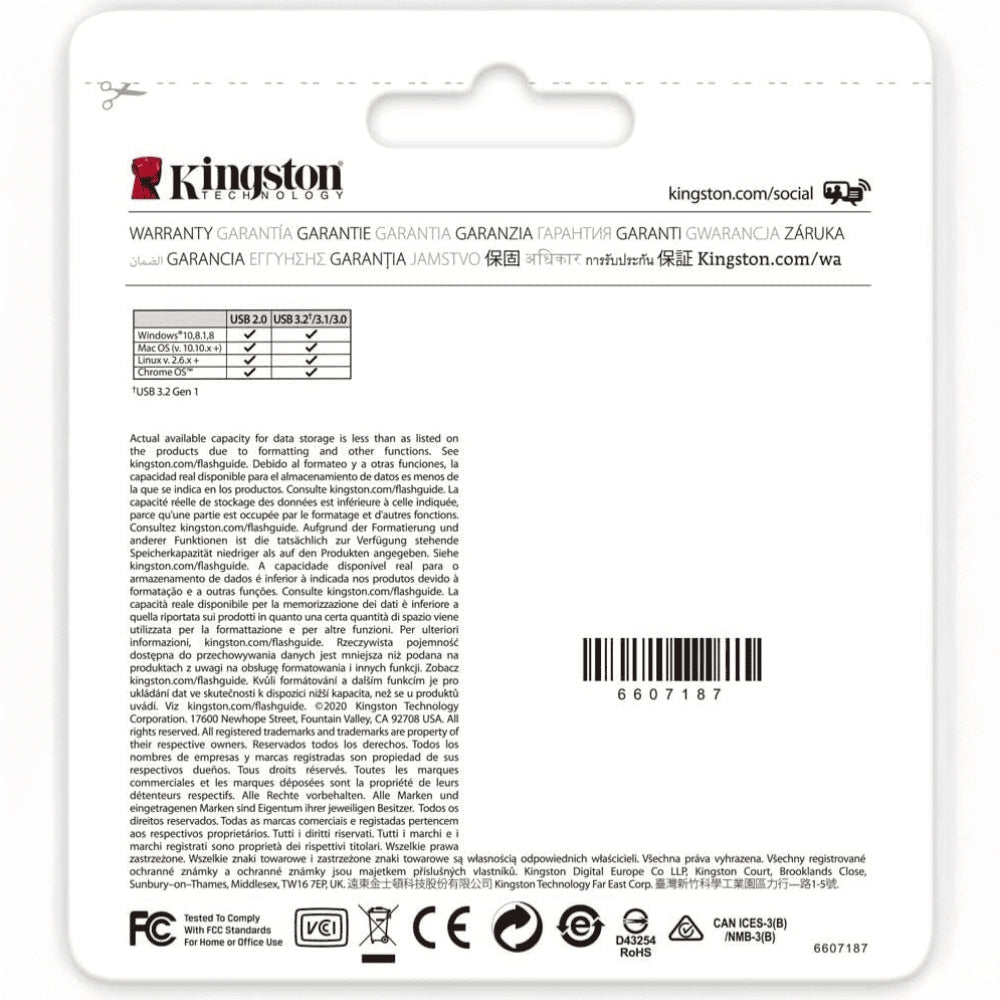 Kingston - Pen Drive - Exodia - 64 GB