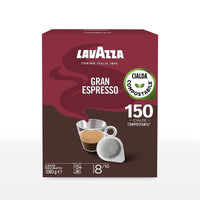 Caffè Lavazza - 150 Cialde Filtro Carta ESE 44 mm - Miscela Gran Espresso