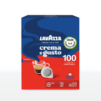 Caffè Lavazza - 100 Cialde Filtro Carta ESE 44 mm - Crema e Gusto