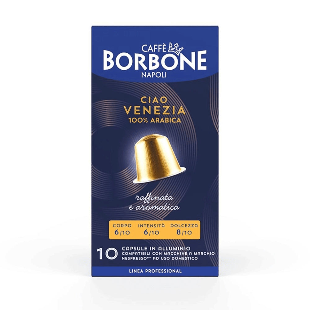 Caffè Borbone - Compatibile con Nespresso - Capsule In Alluminio - Miscela Ciao Venezia