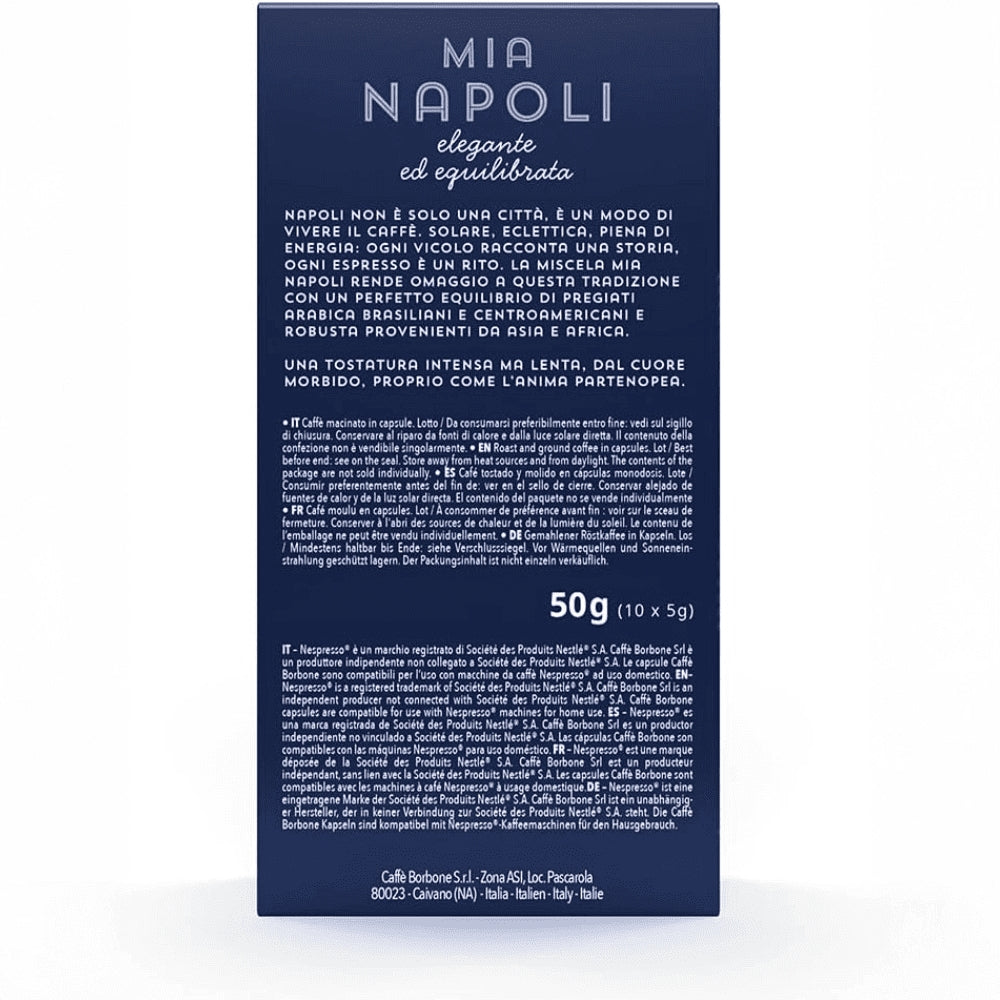 Caffè Borbone – Compatibile con Nespresso – Capsule In Alluminio – Miscela Mia Napoli