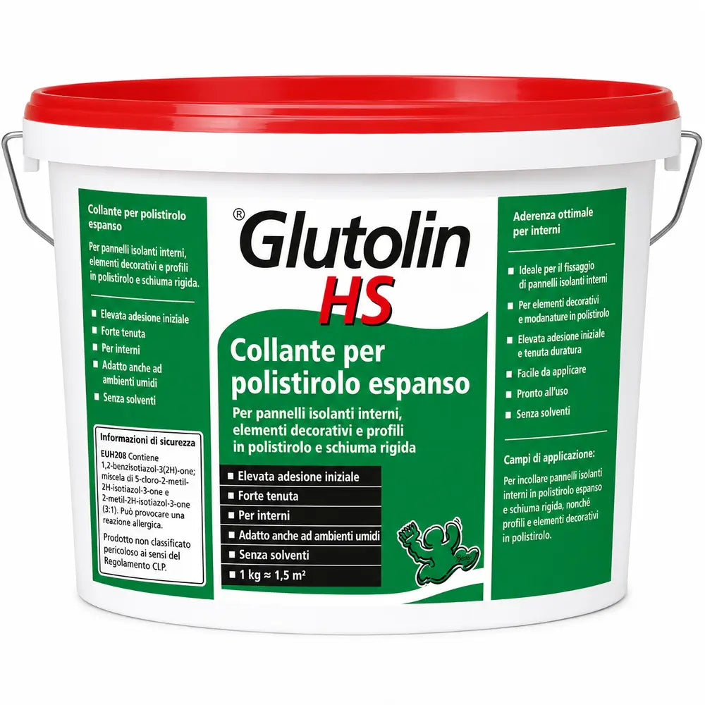 Glutolin – Colla per Polistirolo – 8 Kg