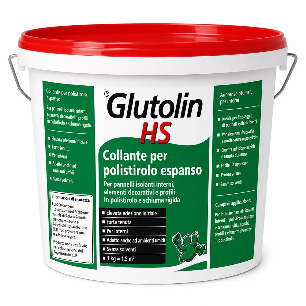 Glutolin – Colla per Polistirolo – 8 Kg