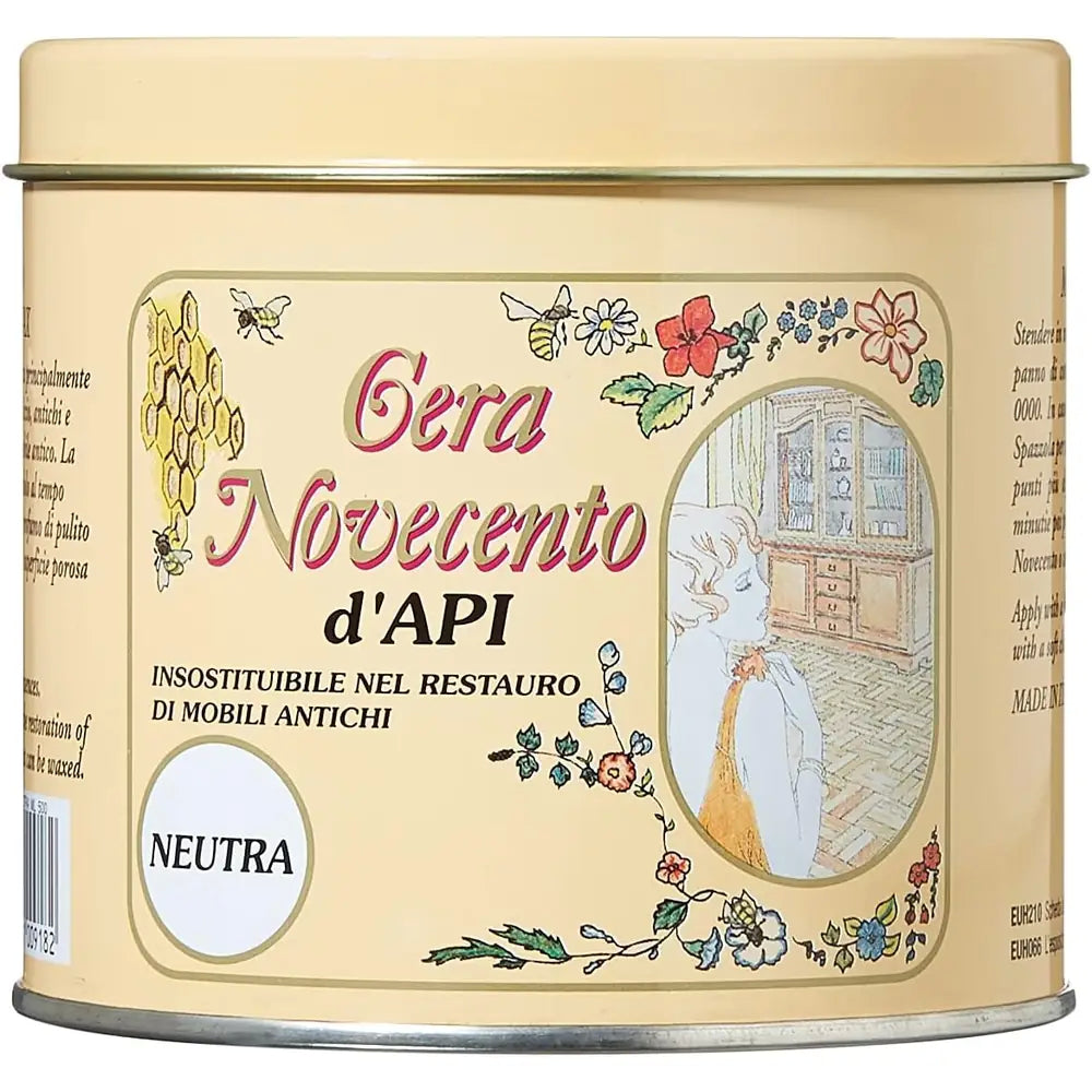 Novecento – Cera D’ Api – 500 Ml – Adatta per mobili e pavimenti in legno